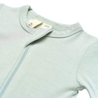 Zippered Romper - Sage
