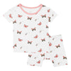 Short Sleeve Toddler Pajama Set | Butterfly