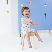 Short Sleeve Toddler Pajama Set | Butterfly