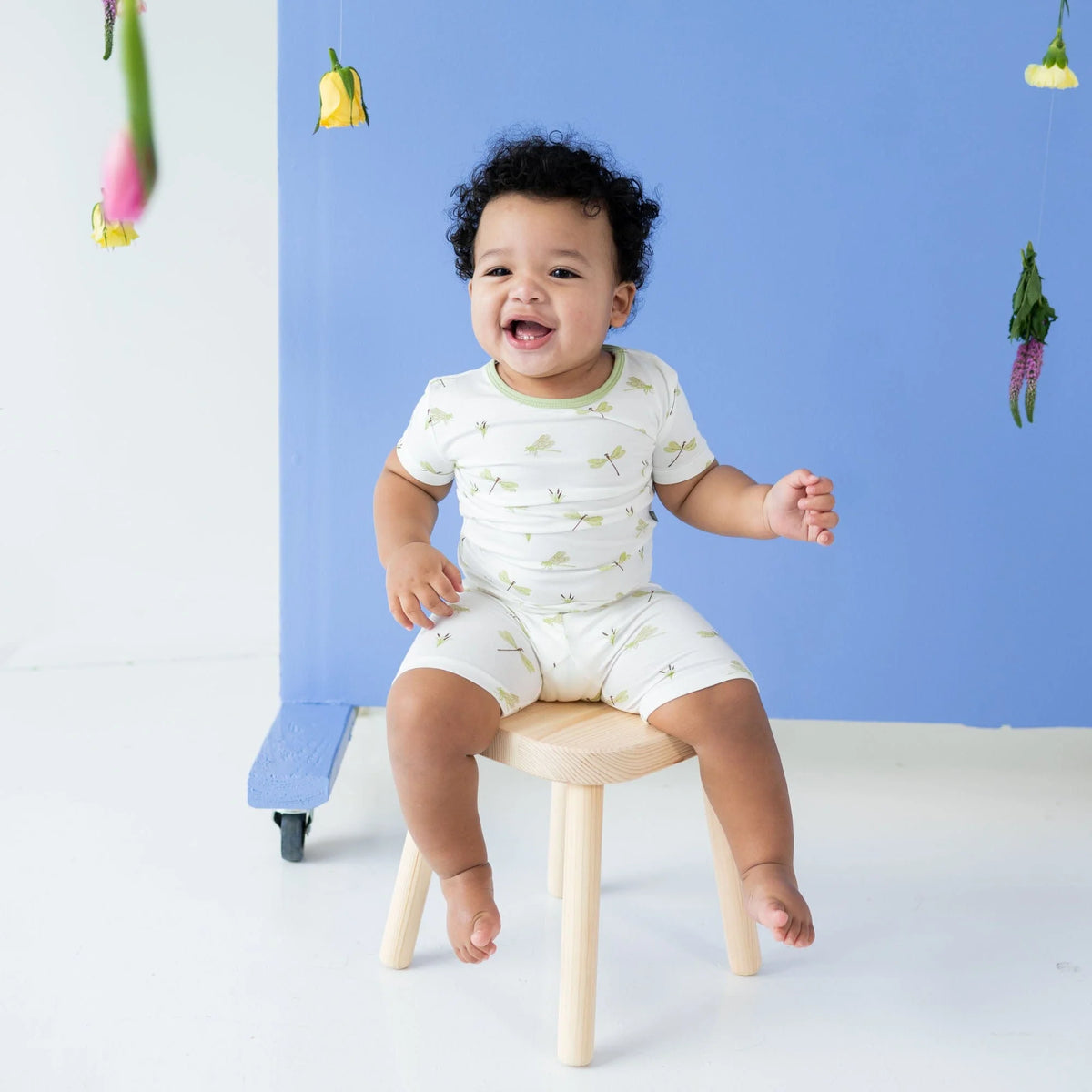 Short Sleeve Toddler Pajama Set | Dragonfly