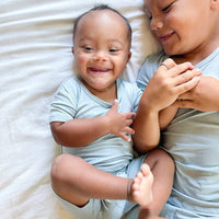 Short Sleeve Toddler Pajama Set | Fog
