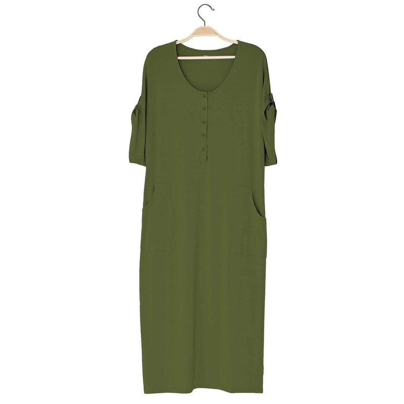 Women's Lounge Dress - Olive