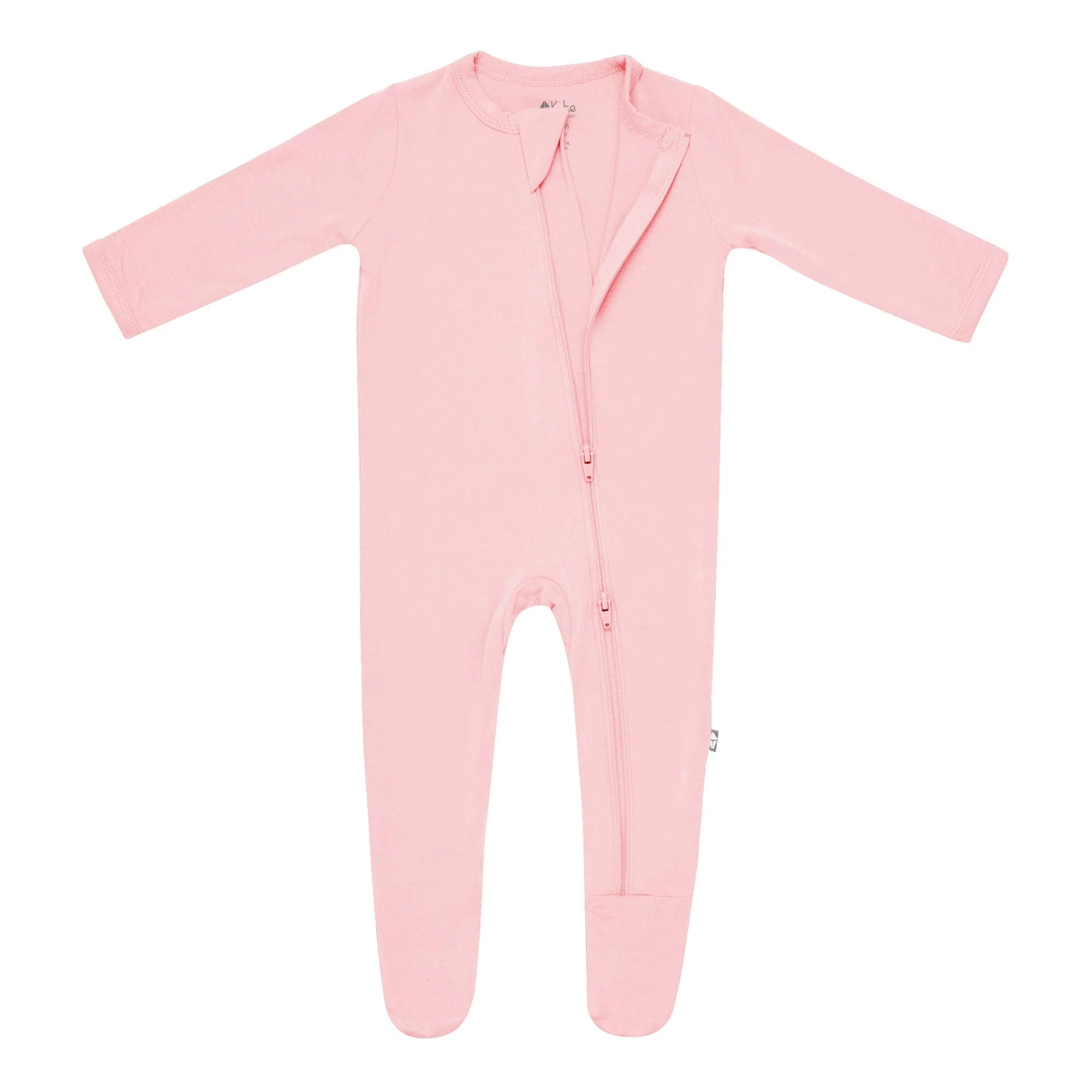 Zippered Footie | Crepe
