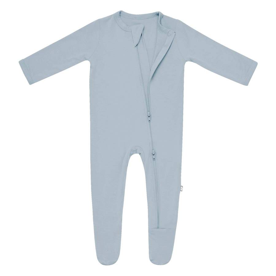 Zippered Footie | Fog