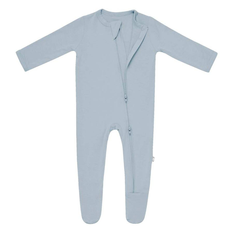 Zippered Footie | Fog