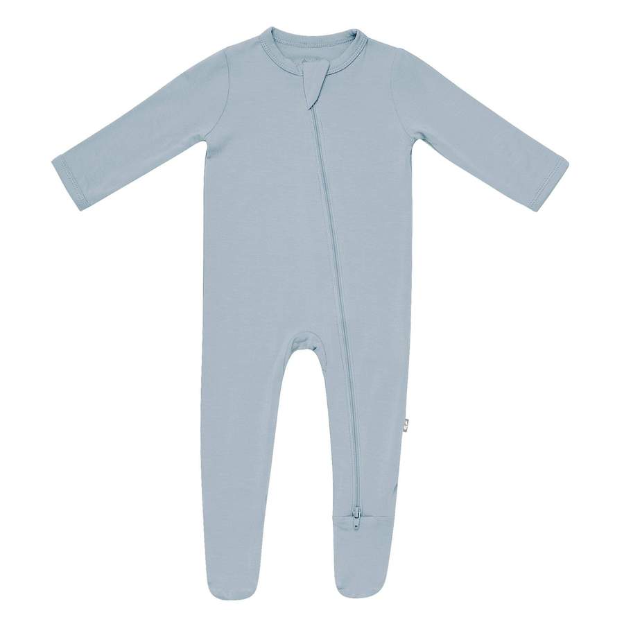 Zippered Footie | Fog