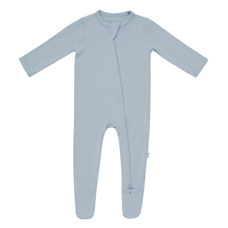 Zippered Footie | Fog