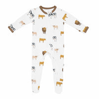 Zippered Footie | Moo