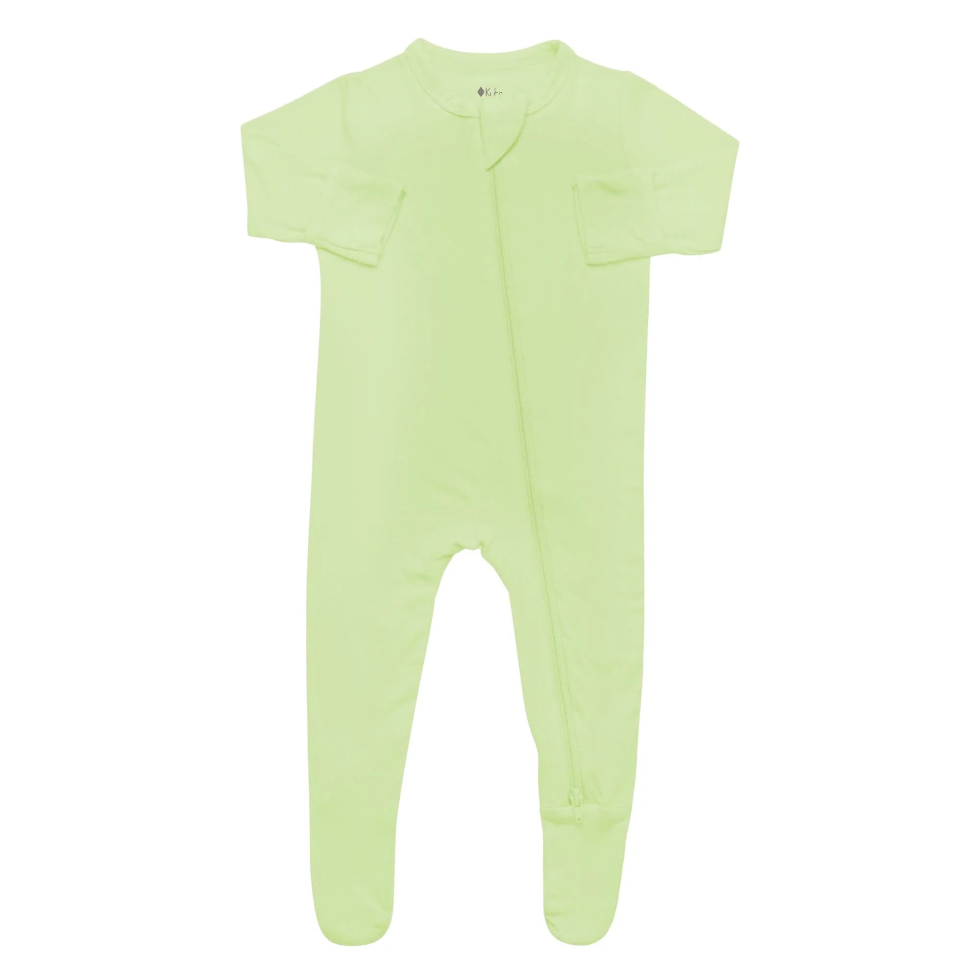 Zippered Footie | Pistachio