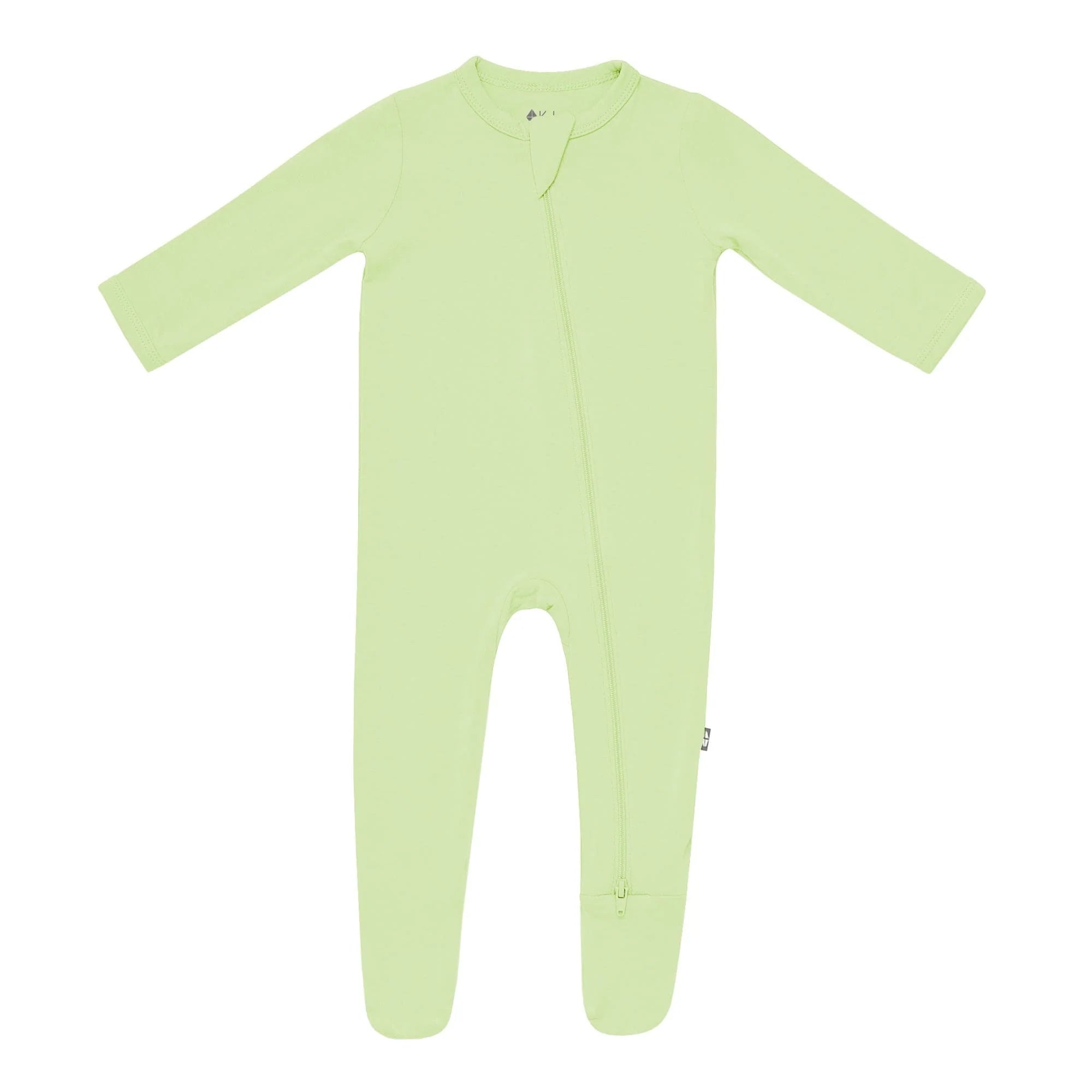 Zippered Footie | Pistachio