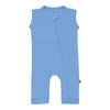 Zippered Sleeveless Romper | Periwinkle