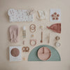 Organic Cotton Bath Mitt Pack - Blush